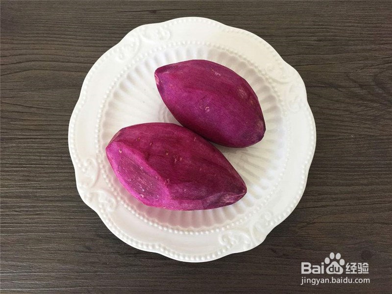 紫薯南瓜双色发糕