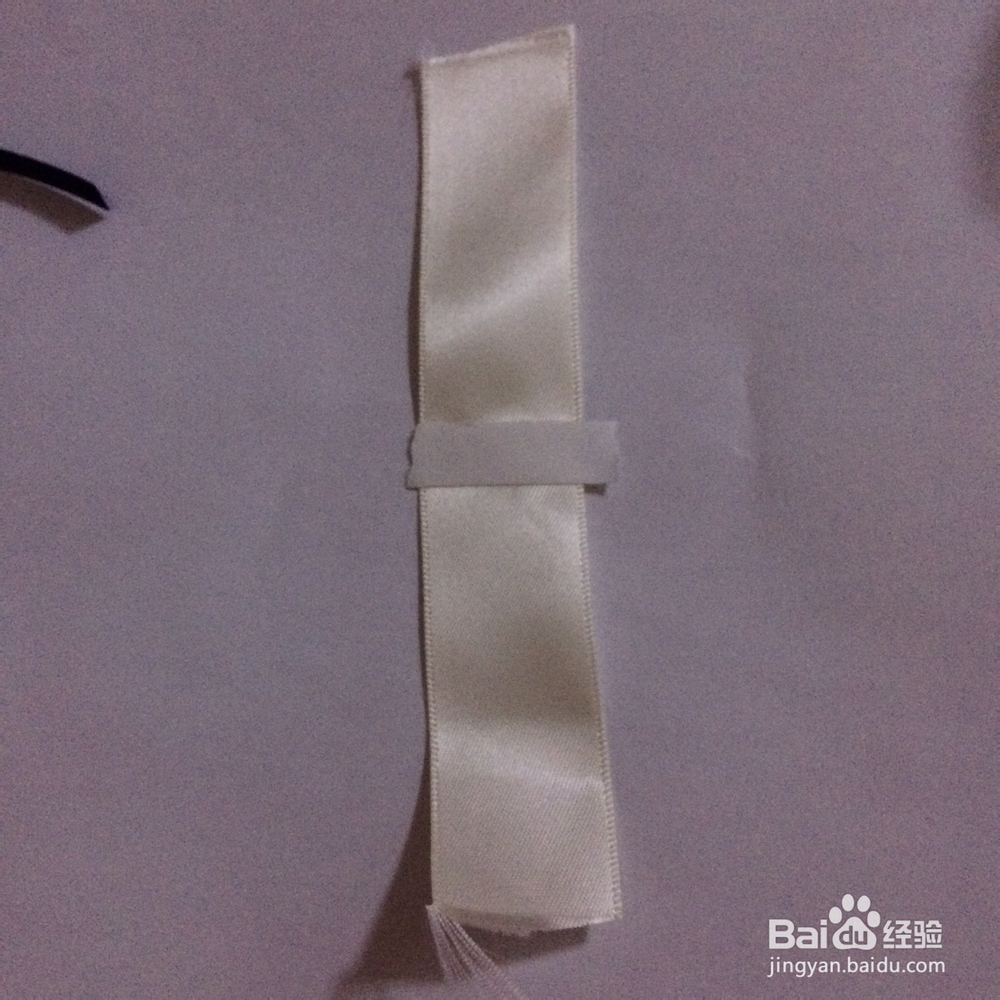 如何DIY制作小清新蓝格子复古手工发饰