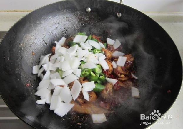 香辣干锅鸡的制作方法