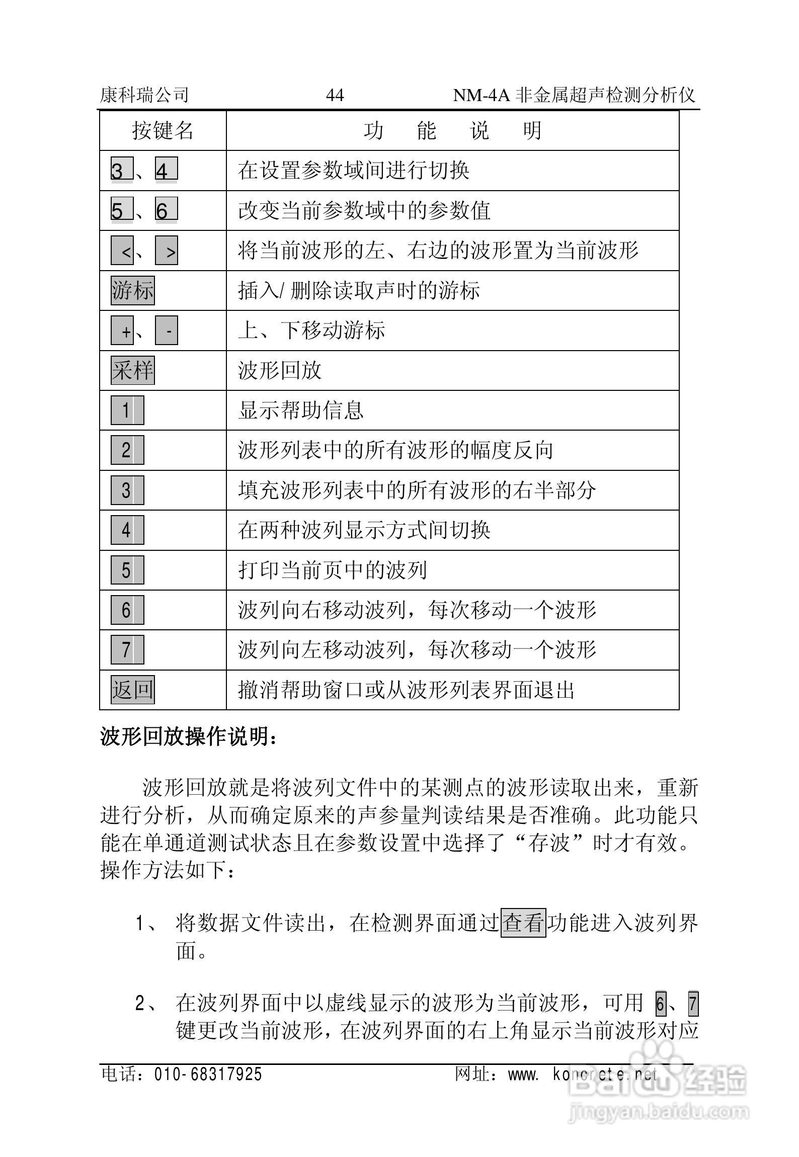 NM-4A立式非金属超声检测分析仪说明书:[5]