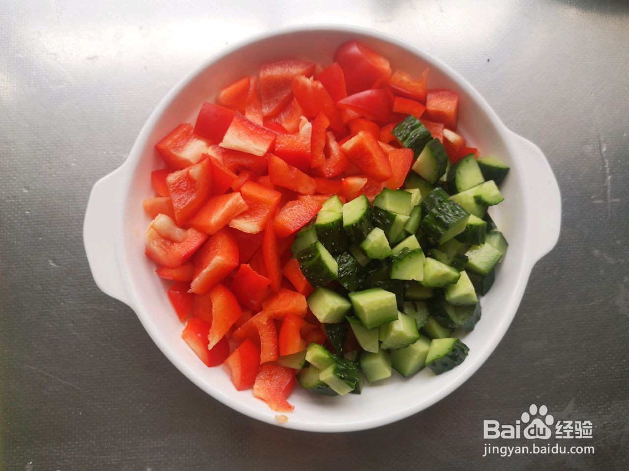 彩椒核桃炒虾仁怎么做