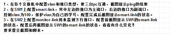 路由交换技术中smartlink和monitorlink的配置
