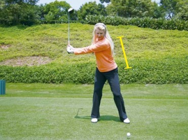 让球杆上至正确位置的要点及练习方法