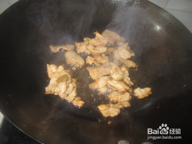 鲜瘦肉炒黄瓜片