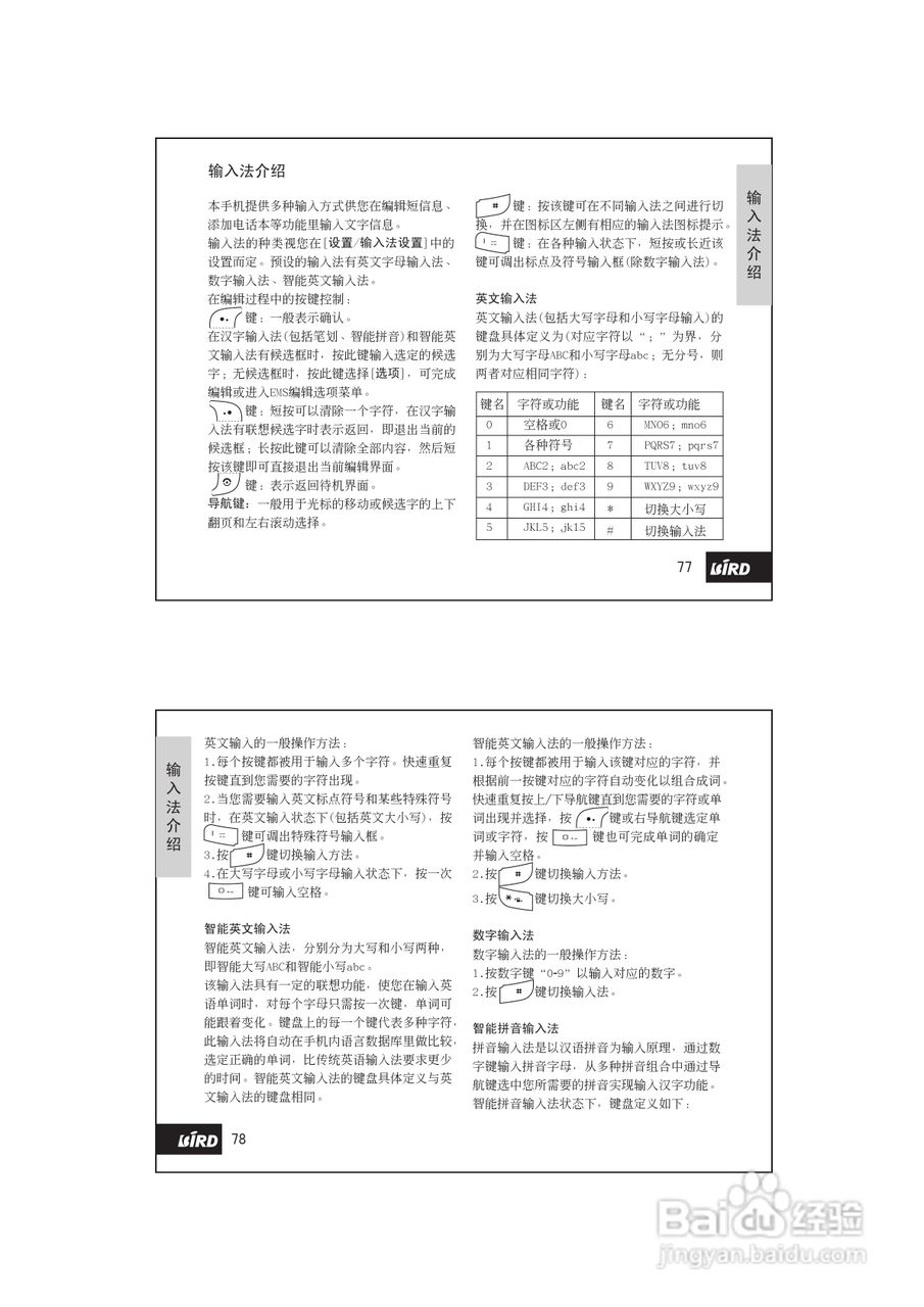 波导D736手机使用说明书:[4]