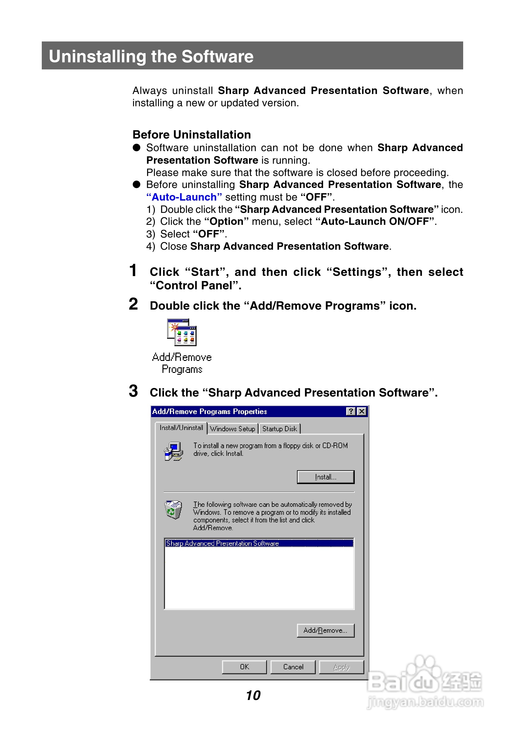 夏普XG-P10XE投影机使用说明书:[2]