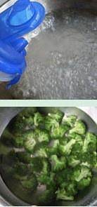 养生食补蒜蓉西兰花炒黑木耳的做法