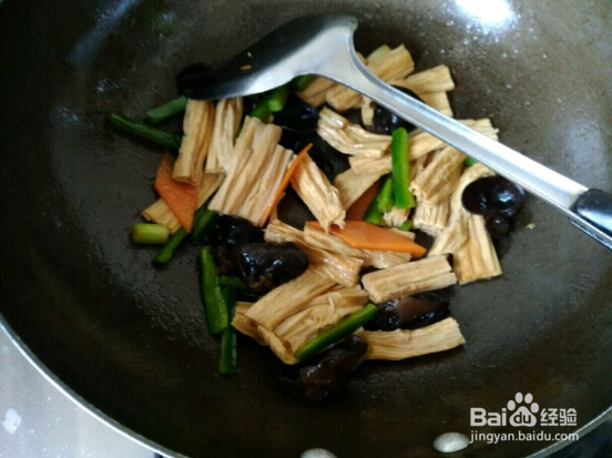 清炒腐竹怎么做