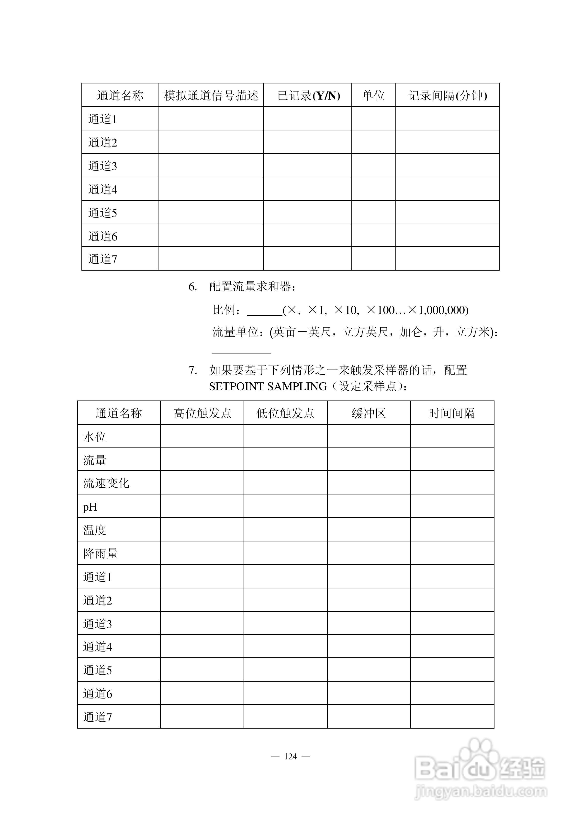 HACH 950 型流量计使用说明书:[14]