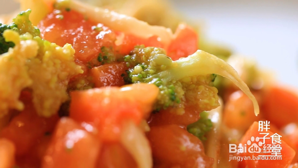 面条新吃法，加卤炒着吃，缤纷素炒面