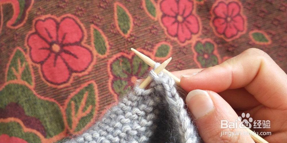 只有一种针式的围巾最简织法