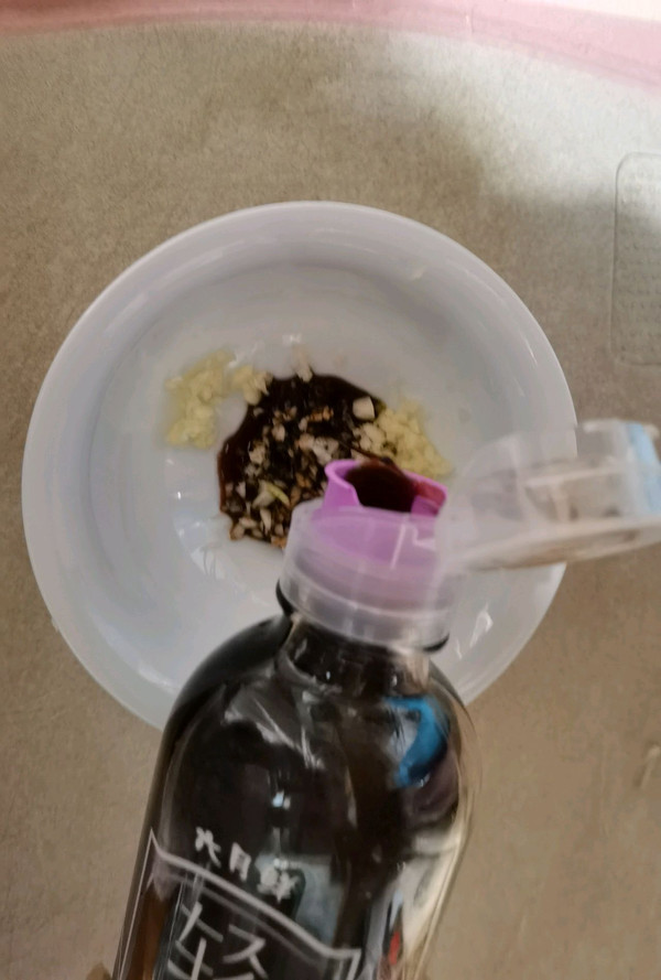 凉拌菠菜金针菇