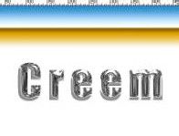 PS制作彩色琉璃字