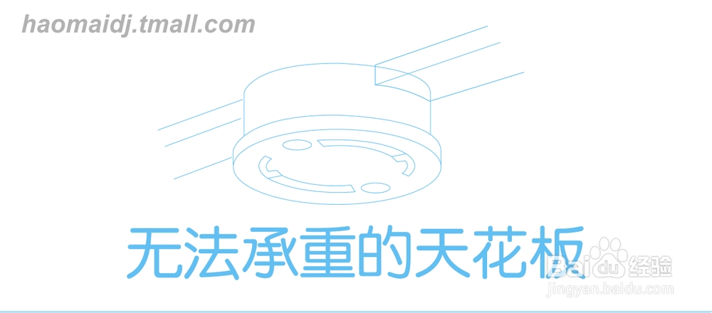 LED吸顶灯安装误区示意图