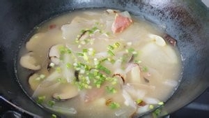 冬瓜火腿汤步骤