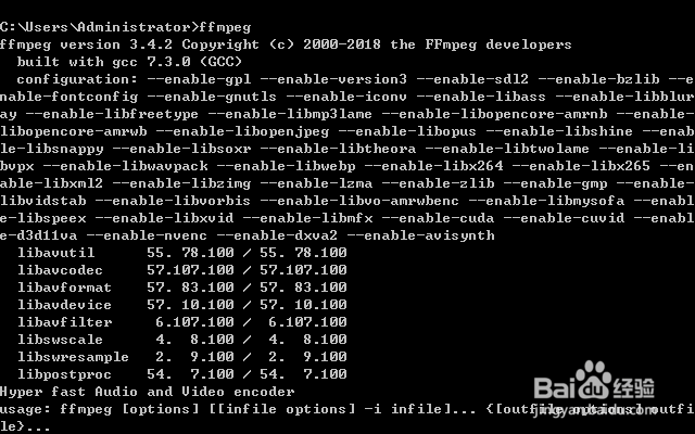 如何在windows7下安装ffmpeg