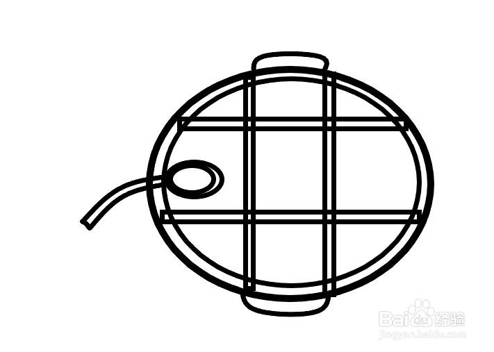 怎么画一个九宫格火锅？