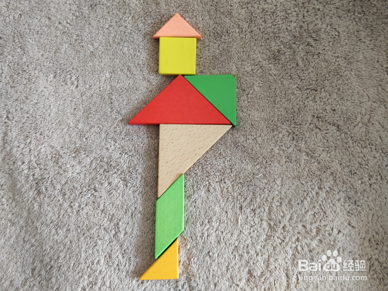 背包客用七巧板怎么拼？