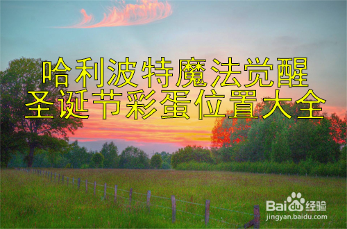 哈利波特魔法觉醒圣诞节彩蛋位置大全