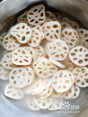 食补养生淮扬传统美食藕夹的做法