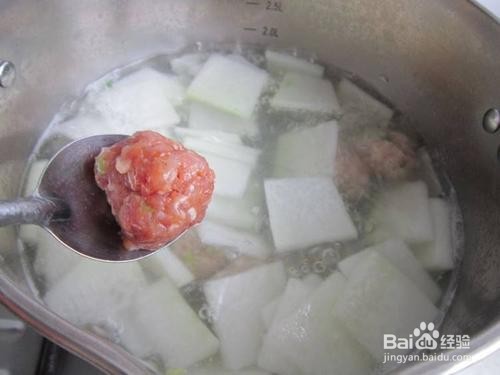 冬瓜羊肉丸子汤