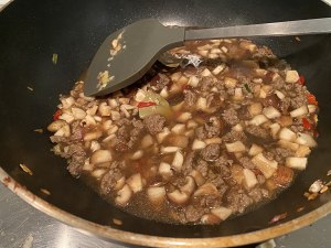 香菇牛肉健身餐
