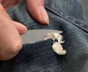怎么去掉衣服上的口香糖