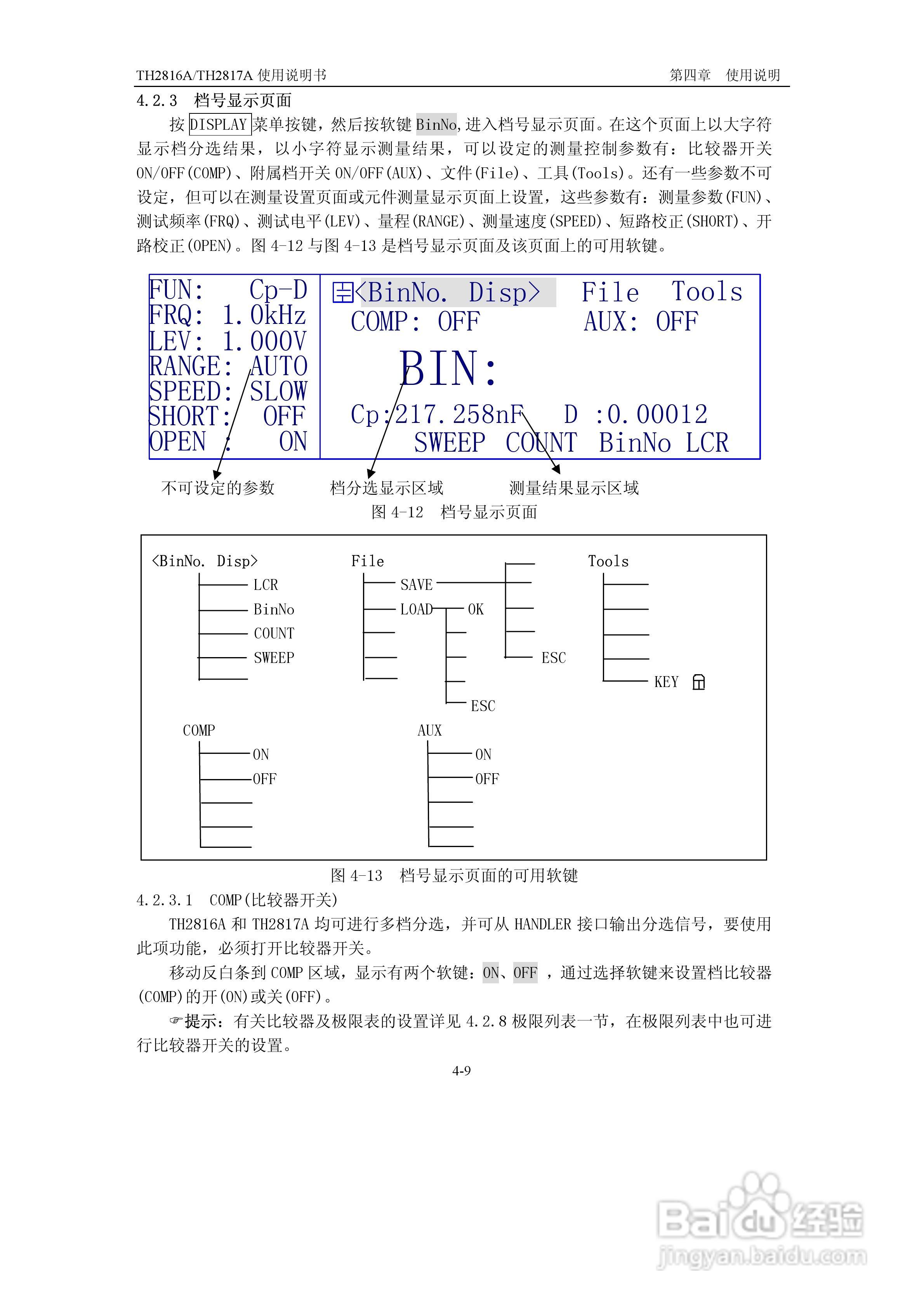 锦流源电子TH2817A/TH2816A LCR数字电桥说明书:[4]