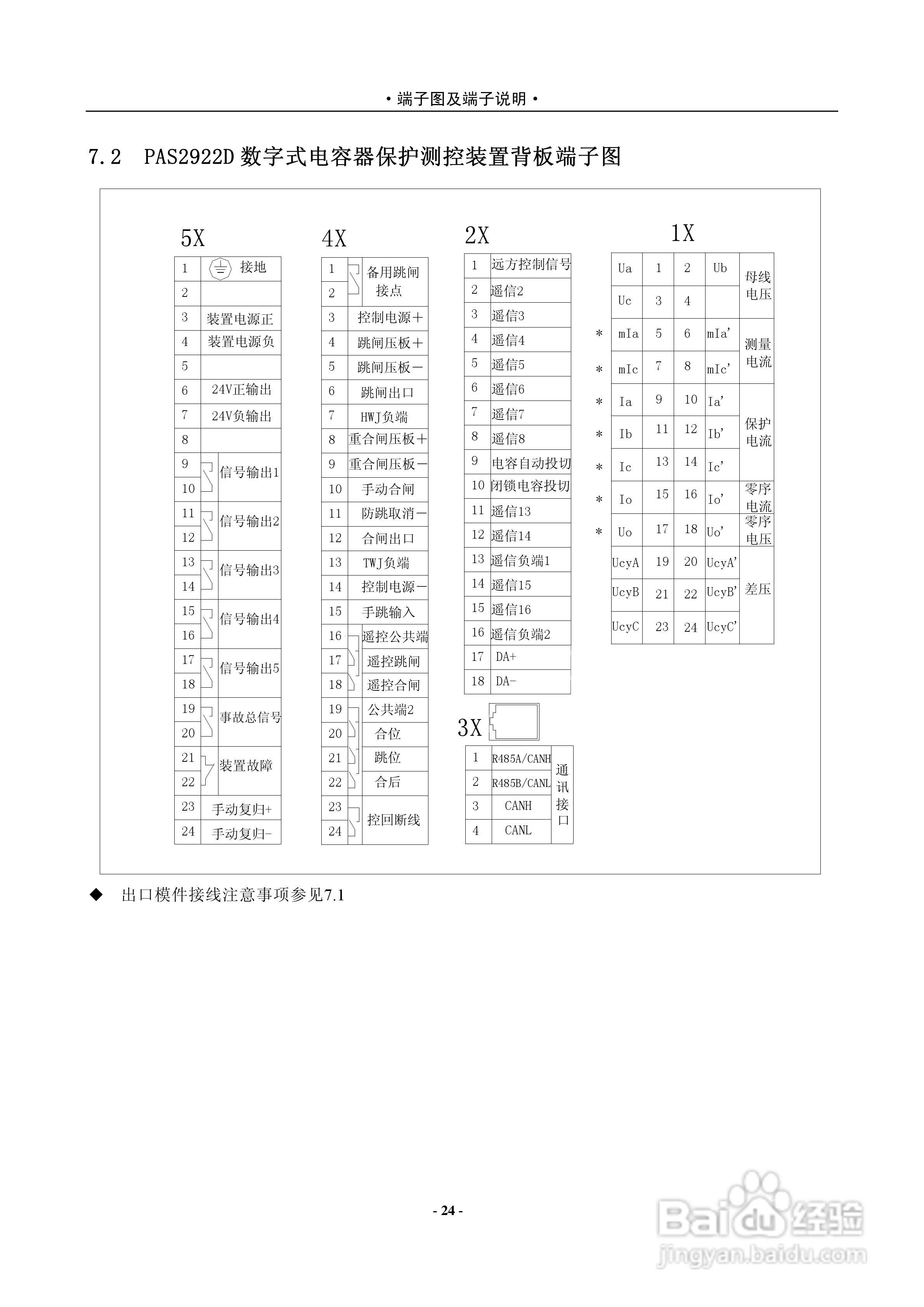 安能PAS2920D数字式电容器保护测控装置使用说明书:[3]
