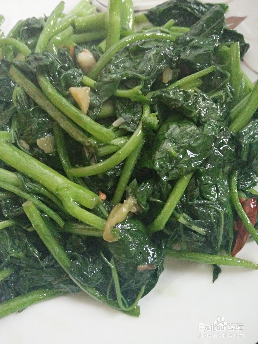 家常菜―清炒地瓜叶
