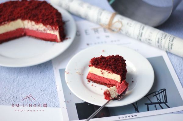 红丝绒双层芝士蛋糕