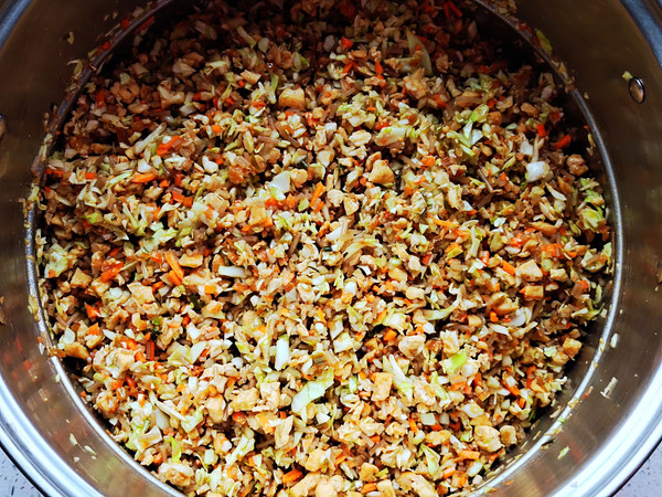 家常时蔬酸汤素饺