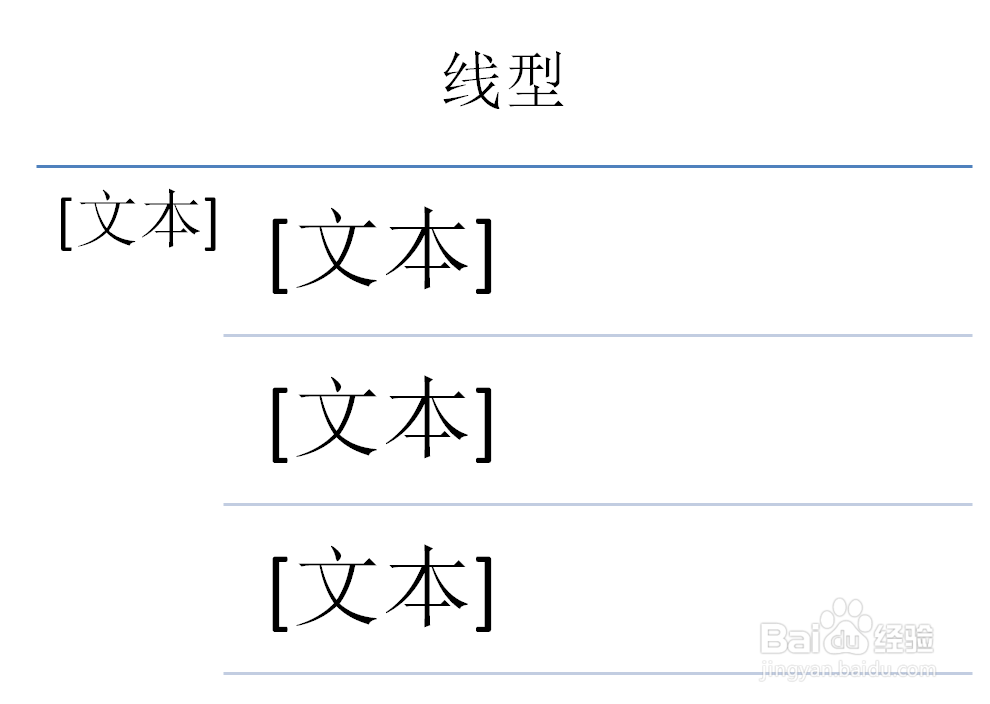 PPT如何创建线型列表SMARTART图形