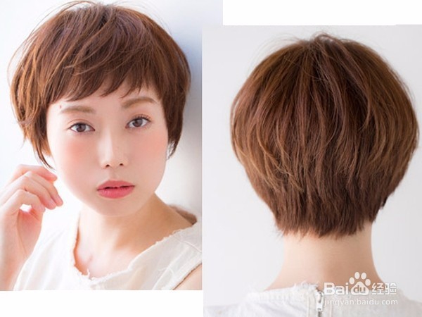 短发这样扎才美呢，推荐时尚短发发型