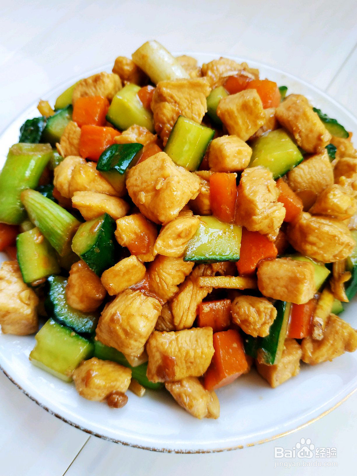 杂炒鸡丁的做法