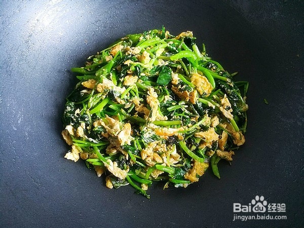 芥蓝炒鸡蛋怎么做
