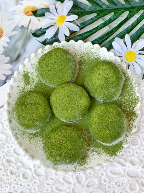 抹茶提拉米苏大福的做法