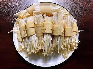 教你做千张金针菇卷
