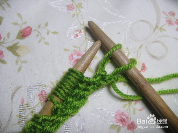 围巾织法——太阳花详细图解