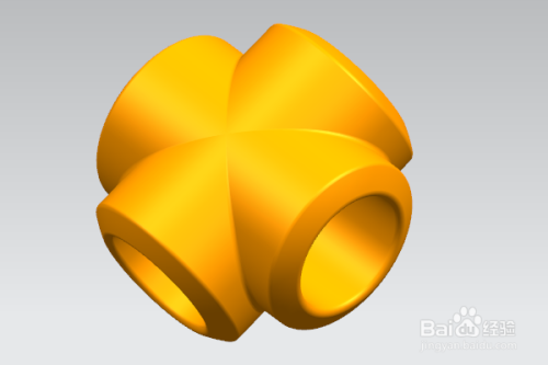 ug10.0练习三维建模八百零二之球孔抽壳