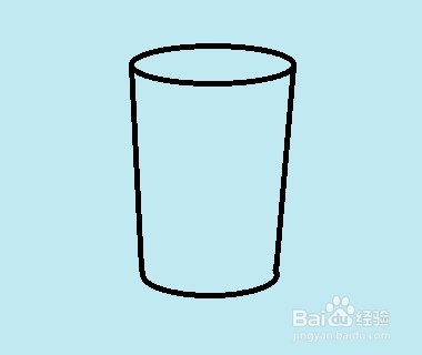 怎么画一只刷牙的杯子如何画一只刷牙的杯子