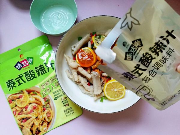 泰式酸辣柠檬鸡爪