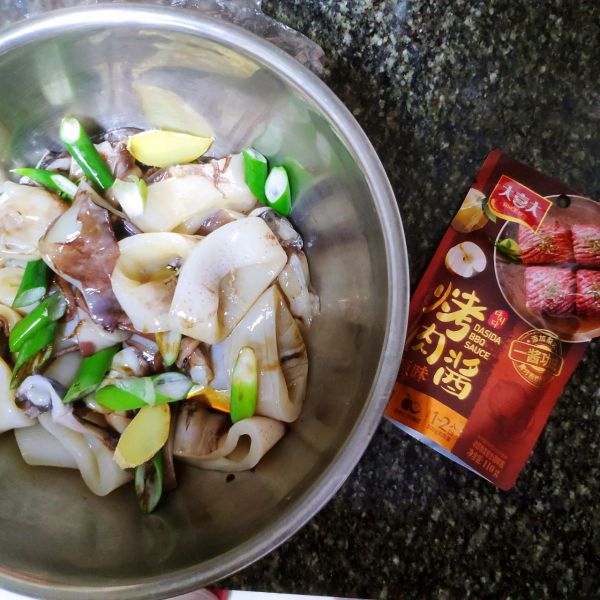 空气炸锅烤鱿鱼