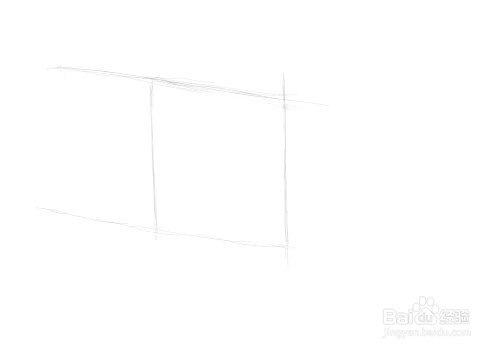 成角透视正方体绘制