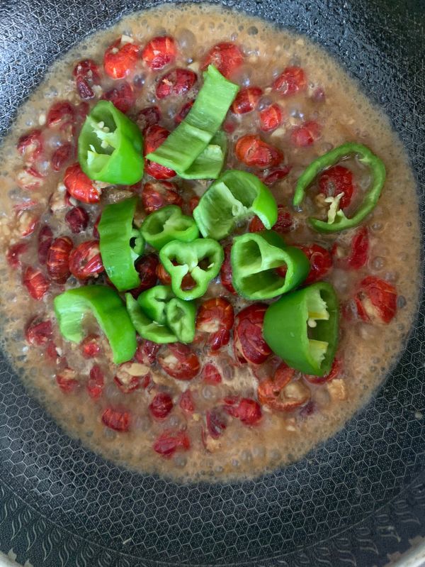 蒜泥青椒龙虾尾