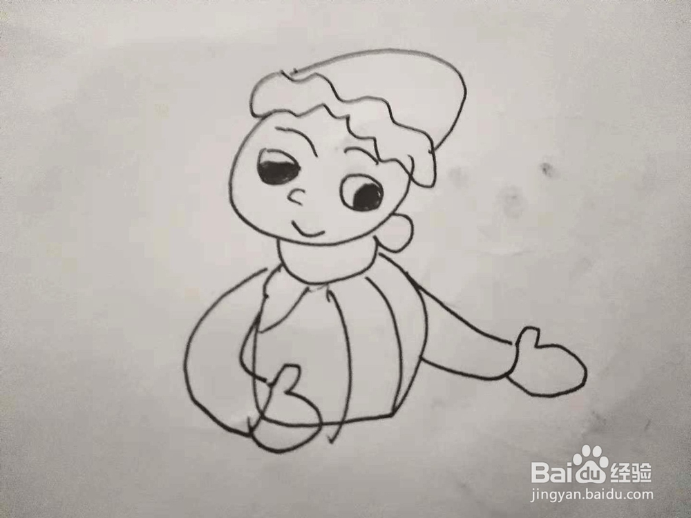 简笔画之人物画经验分享九