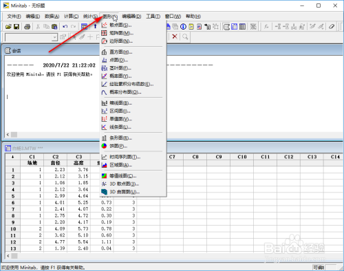 minitab如何做箱线图呢