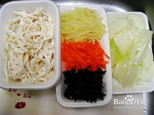 素菜也很美味——鱼香素丝