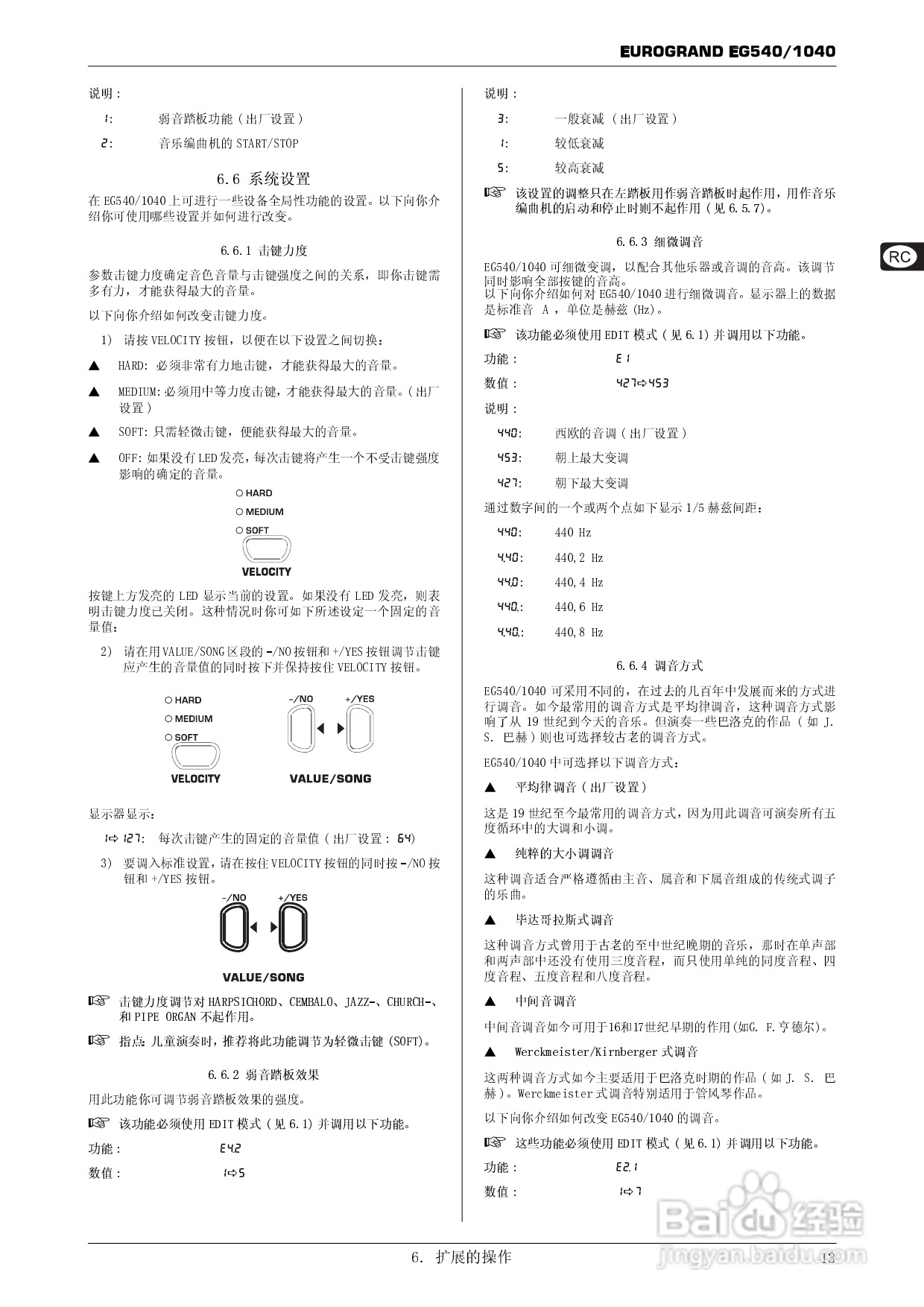 EUROGRAND EG540/1040音响使用说明书:[1]
