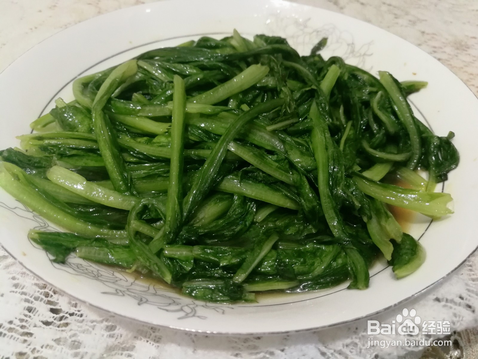 清炒油麦菜的做法